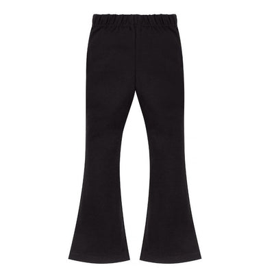 Legginsy dziewczęce, dzwony, czarne, Pinokio
