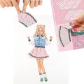 Top Model, Dress Me Up, Collage, zestaw kreatywny z naklejkami