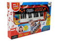 Lean Toys, keyboard, 24 klawisze, USB, czerwony