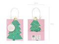 PartyDeco, torebka na prezenty Choinka, mix, 14x20.5x8 cm, 1 szt.