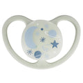Nuk, Space Night, smoczek silikonowy, 0-6m, lew, 2 szt.