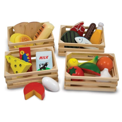 Melissa & Doug, Zestaw skrzynek z jedzeniem