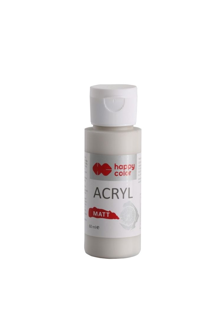 Happy Color, farba akrylowa, matt, krem kawowy, 60 ml