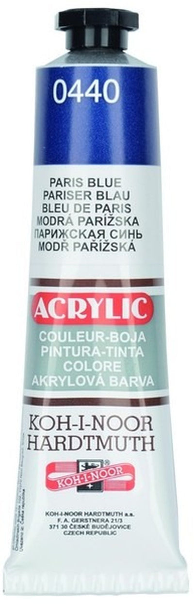 Koh-I-Noor, farba akrylowa, Paris blue, 40 ml