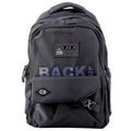 Lean Toys, plecak szkolny, 6 kieszeni back up czarny, 23l