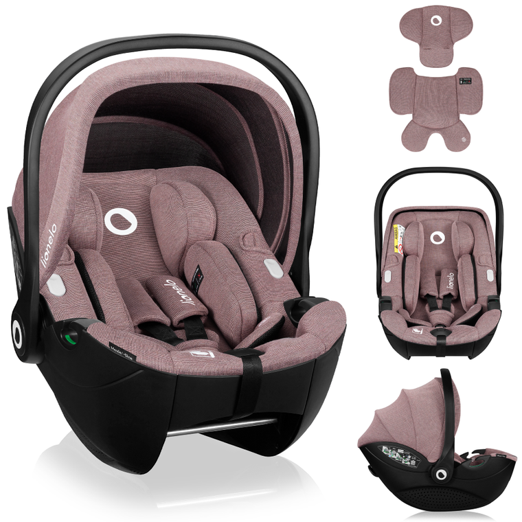 Lionelo, Moxie, fotelik samochodowy, i-Size, Pink Mauve, 40-87 cm