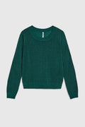 Sweter damski, zielony, Moodo