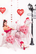 PartyDeco, balon foliowy Pudel, 119x108 cm, mix, 1 szt.