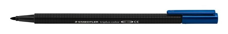 Staedtler, flamaster triplus®, czarny, 1 mm