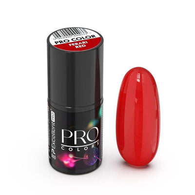 Excellent PRO, Pro Colors lakier hybrydowy 21 Ferari Red 7g