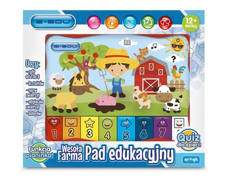 Artyk Zabawki, wesoła farma, zabawka edukacyjna