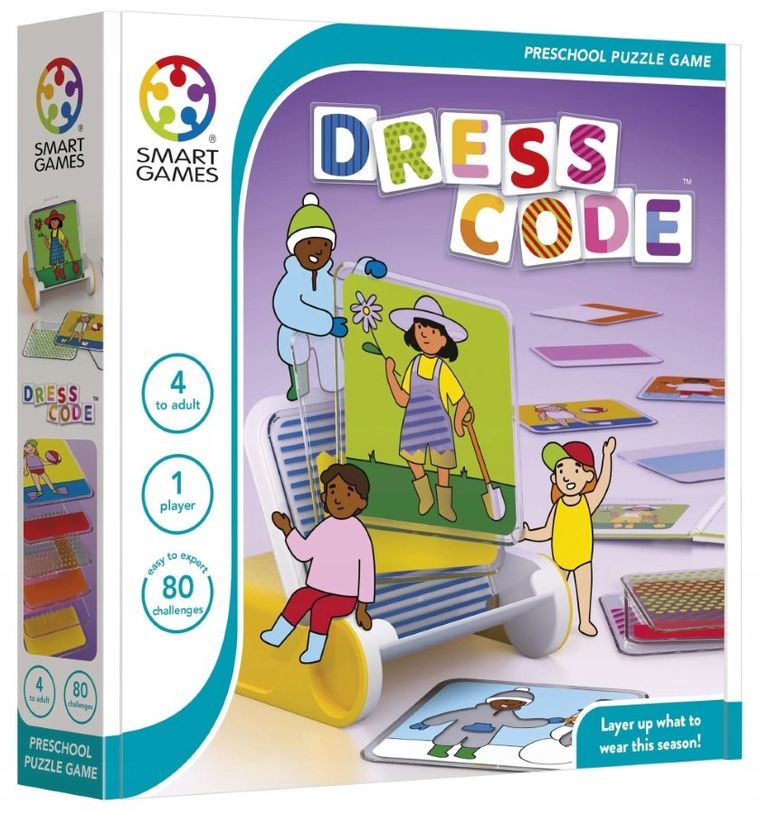 Smart Games, Dress Code, wersja angielska, gra logiczna