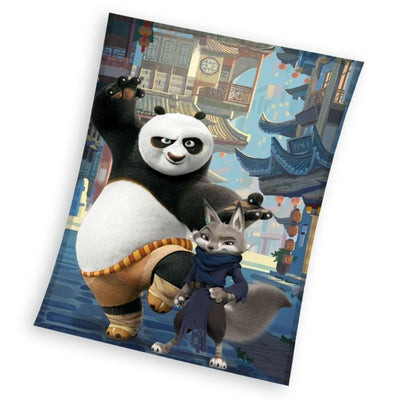 Kung Fu Panda, Coral, koc, 130x160 cm