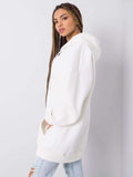 Bluza damska z kapturem, ecru, Rue Paris