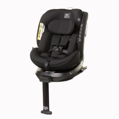 4Baby, Enzo-Fix, fotelik samochodowy, Black, 40-150 cm