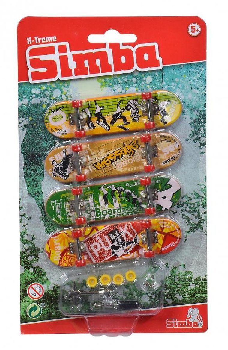 Simba, X-Treme, mini deskorolki, 4 szt.