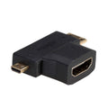 Akyga, adapter, HDMI F / Micro HDMI, Mini HDMI M, AK-AD-23