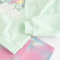 Cool Club, Komplet dziewczęcy, Bluza, Legginsy, flare, prążkowane, mix