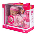 Smily Play, sensoryczna lalka z akcesoriami do karmienia, 35 cm
