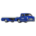 Hot Wheels, 50. rocznica, Mercedes-Benz 300 SL & '55 Mercedes-Benz Blaues Wunder, pojazdy transportowe Premium, skala 1: 64, HRV48