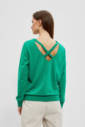 Bluza damska, zielona, Moodo
