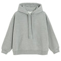 Szara bluza z kapturem o kroju oversize NOWEAR