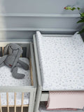 Ceba Baby, Bird World, pokrowiec na przewijak, light grey, 50x70/80 cm, 2 szt.