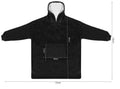 Ruhhy, bluza XXL, koc, czarny