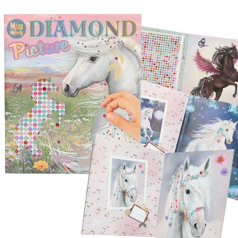 Miss Melody, Diamond Picture, diamentowa wyklejanka, zestaw kreatywny
