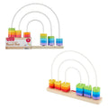 Fisher-Price, Tęcza Drewniane koraliki, kształty do przesuwania, zabawka edukacyjna