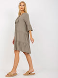Sukienka damska, khaki, Eight 2 Nine