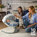 Kinderkraft, Lumi 2, leżaczek bujaczek, Dark Grey