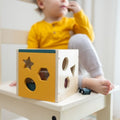Petite&Mars, Gravity Wood of Mars, drewniany sorter, Cosmic Blue
