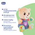Chicco, Bilingual ABC, Teddy, Miś okazujący uczucia, zabawka edukacyjna, dwujęzyczna, 25 cm