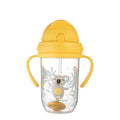 Canpol babies, Exotic Animals, kubek niekapek z rurką i odważnikiem, żółty, 270 ml
