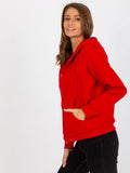 Bluza damska z kapturem, rozpinana, szara, Rue Paris