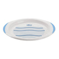 Chicco, zestaw 2 talerzy, niebieski, 12m+