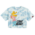 Cool Club, Komplet dziewczęcy, T-shirt, crop top, Legginsy, kolarki, prążkowane, mix, Troskliwe Misie