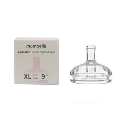 Mombella, Classic, smoczek do butelki antykolkowej, XL