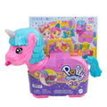 Polly Pocket, Jednorożec niespodzianka, zestaw do zabawy z laleczkami i akcesoriami