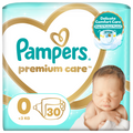 Pampers, Premium Care, pieluchy jednorazowe, rozmiar 0, do 3 kg, 30 szt.