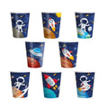 Party Tino, kubeczki, kosmos, 220 ml, 8 szt.