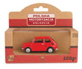 Daffi, Kolekcja Polskiej Motoryzacji, Fiat 126p, pojazd, model metalowy, czerwony, 1: 43