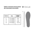 Buciki niechodki chłopięce, granatowe, ocieplane, Yoclub