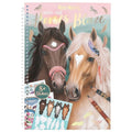 Miss Melody, Horses Blaze, kolorowanka z naklejkami