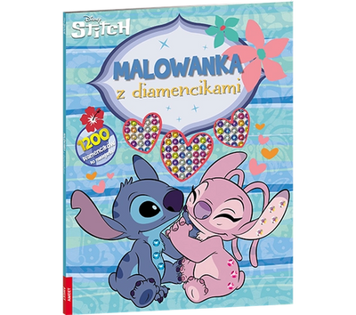 Stitch. Malowanka z diamencikami