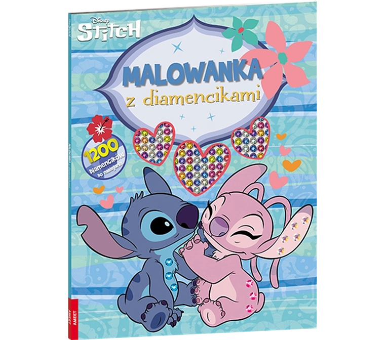 Stitch. Malowanka z diamencikami