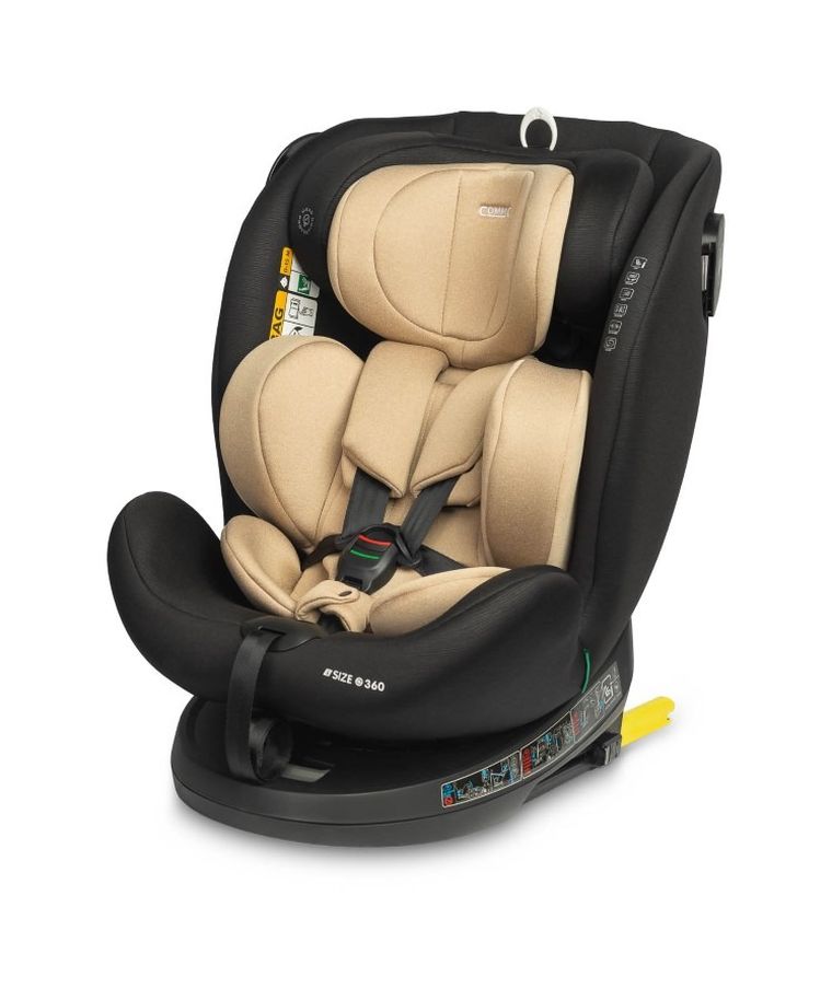 Caretero, Commo I-Size, fotelik samochodowy, 40-150 cm, Beige