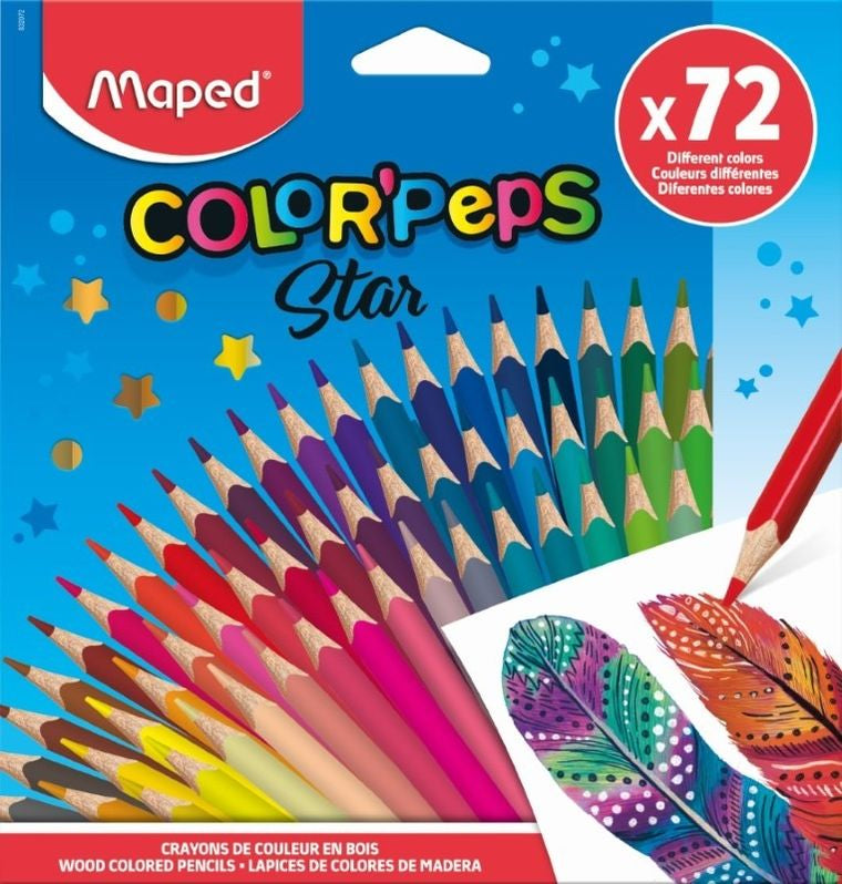Maped, Colorpeps, kredki trójkątne 72 szt.