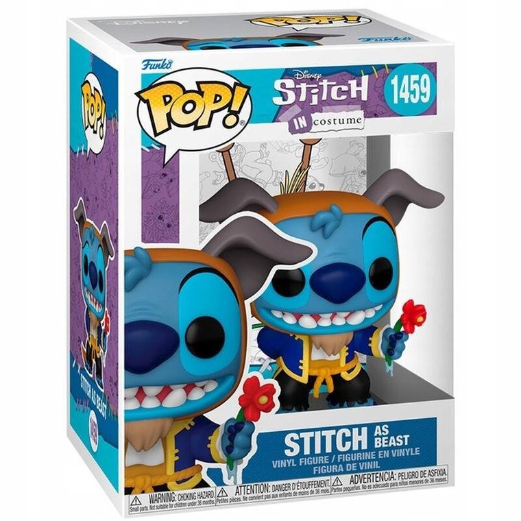 Funko Pop! Disney:  Lilo i Stitch, Stitch w stroju Bestii, figurka kolekcjonerska
